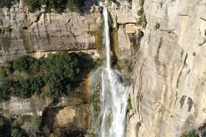 Salt de sallent waterfall at Rupit