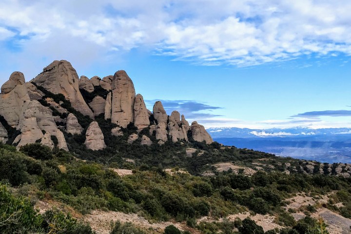 Mountains and the sky in Catalonia
