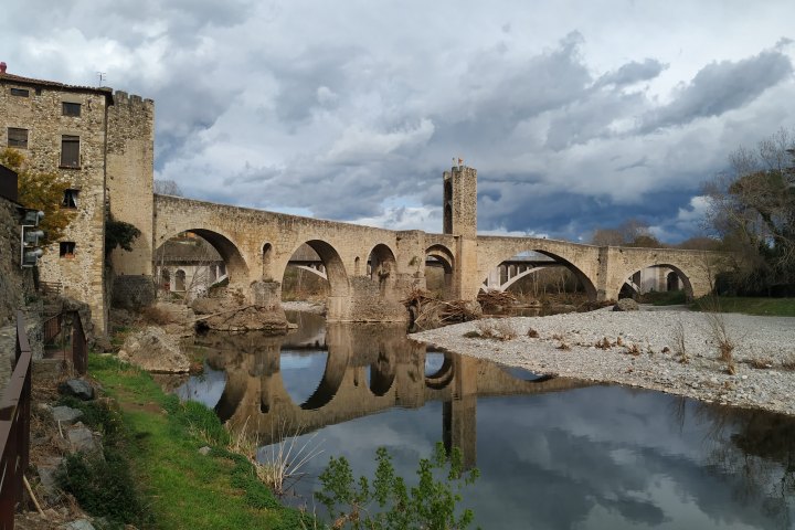 the medieval bridge of Besalu