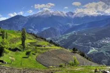 Andorra sky and mountains