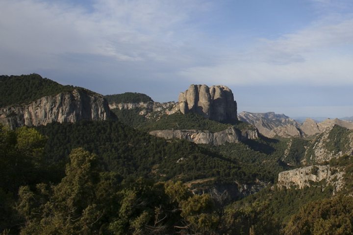 panoramic view of massis dels Ports