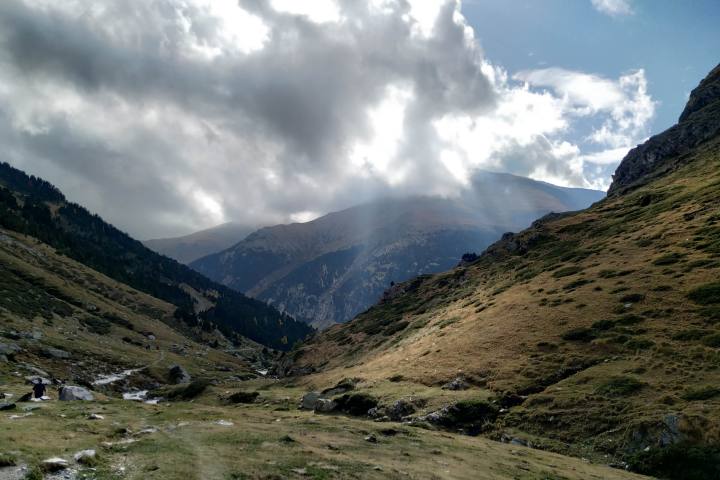 Pyrenees mountains at Vall de Nuria